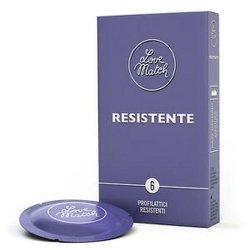 Prezerwatywy-Love Match Resistante  - 6 pcs pack