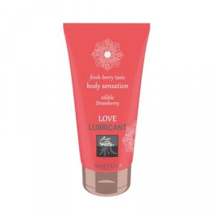 Żel- SHIATSU Love lubricant edible STRAWBERRY