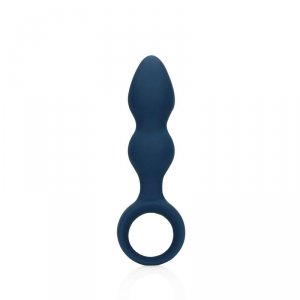 Teardrop Shaped Anal Plug - Large - Baltic Blue