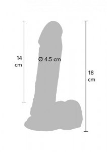 Dildo 7 inch with Balls