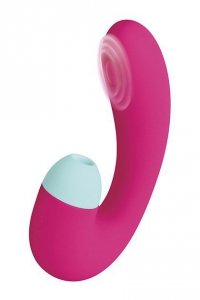 Wibrator plus stymulator łechtaczki pulsator powietrzny