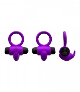 E9 PURPLE RECHARGEABLE VIBRATING RING
