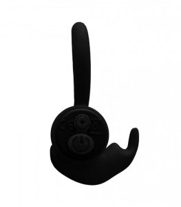 E9 BLACK RECHARGEABLE VIBRATING RING