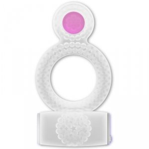 CASUAL LOVE - RING VIBRATING DOUBLE PLEASURE TRANSPARENT
