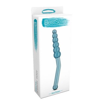 Kulki analne Sonda żelowa Dildo Niebieskie