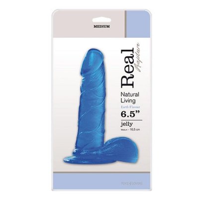 Dildo-JELLY DILDO REAL RAPTURE BLUE 6,5&quot;&quot;&quot;&quot;&quot;&quot;&quot;&quot;