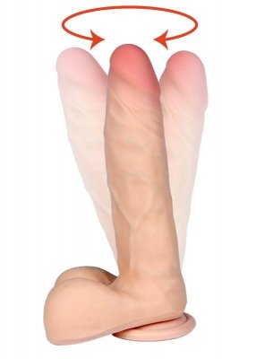 Wibrator Realistyczny PERSEUSZ z Rotacją 23cm