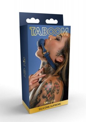 Silicone Mouth Gag Blue