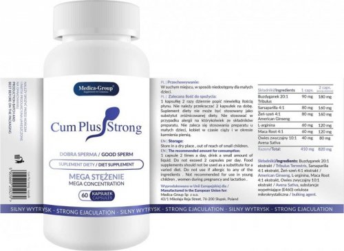Supl.diety-Cum Plus Strong - 60 caps