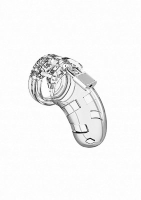 Model 01 - Chastity - 3.5&quot;&quot; - Cock Cage - Transparent