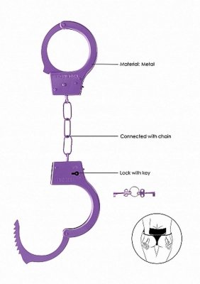 Beginner&quot;&quot;s Handcuffs - Purple