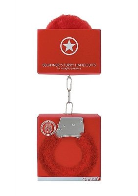 Beginner&quot;&quot;s Handcuffs Furry - Red