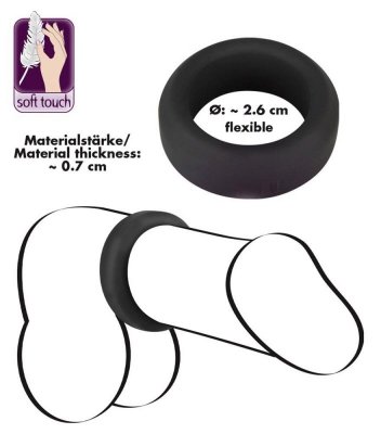 Pierścień-5180340000 BV Cock Ring 2,6cm-Wibrator