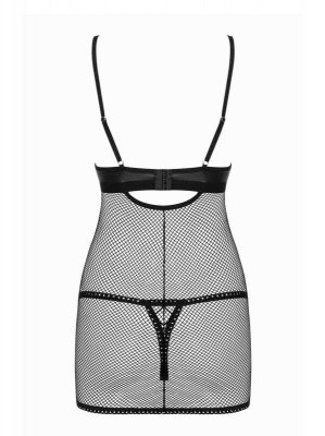 Bielizna-Redella koszulka i stringi czarna  S/M