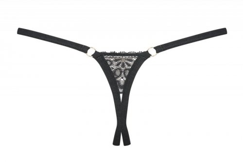 Bielizna-Meshlove stringi otwarte L/XL