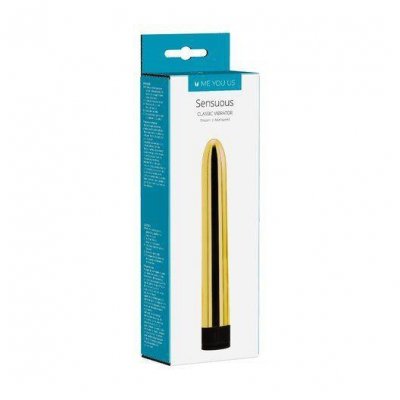 Wibrator-6&quot;&quot;&quot;&quot;&quot;&quot;&quot;&quot;Sensuous Smooth Vibrator Gold Minx