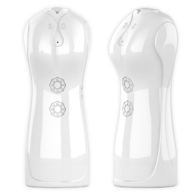 Masturbator Pulsacyjny Ssie Efekty Dźwiękowe USB 7+7 Funkcji White