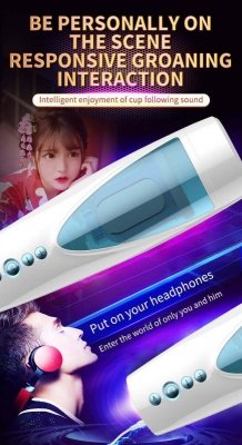 Luksusowy Masturbator dla Mężczyzn USB 10 Funkcji