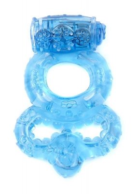 Pierścień Erekcyjny Ring na Penisa Wibrujący Blue
