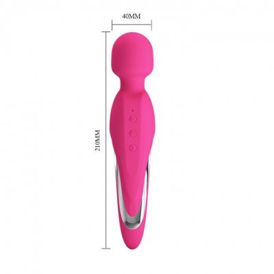 Ogrzewany Masażer Łechtaczki Różdżka Stymulująca USB 7 funkcji