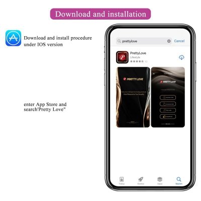 PRETTY LOVE -Kirk, 12 vibration functions Mobile APP remote control