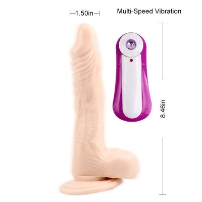JAMES DEEN 8.5&quot; Vibrating Dildo
