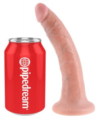 Dildo z przyssawką 18 cm King Cock