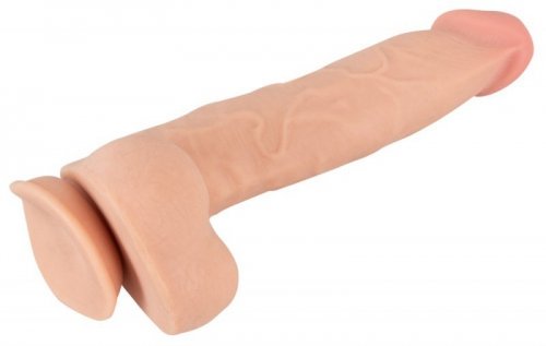 Dildo z ruchomą skórą 24,7cm Nature Skin