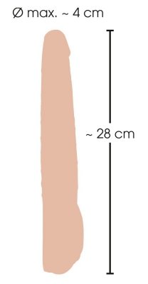 WIBRATOR DUŻY REALISTYCZNY FUNKCJA PCHNIĘĆ GÓRA-DÓŁ 27,5cm