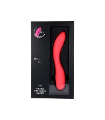 V8 PINK RECHARGEABLE TAPPING VIBRATOR