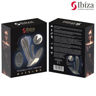 IBIZA - WEARABLE VIBRATOR WITH G-SPOT AND CLITORIS STIMULATION WITH REMOTE CONTROL
