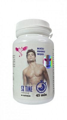 SX Time Suplement dla męzczyzn opóźniający wytrysk 60 kaps.