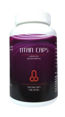 Titan Caps suplement wspomagający erekcję 60 kaps.