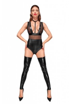 Body z chokerem XXL Noir Handmade