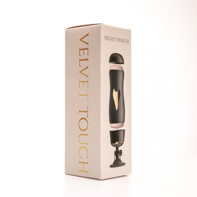 Masturbator Z Wibracją Wagina Cyberskóra Ładowany Usb Czarny