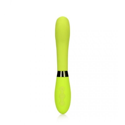 Silicone G-Spot Vibrator - Lime Passion