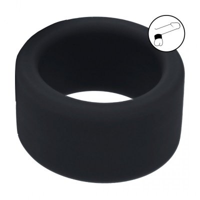 Liquid Silicone Ball Strap - M - 34mm - Black