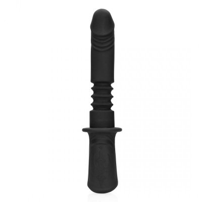 Hand Held Vibrating and Thrusting Sex Machine - Black