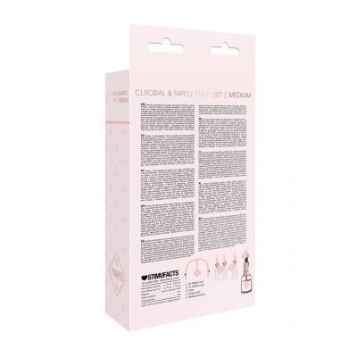 Clitoral  Nipple Pump Set Medium - Medium
