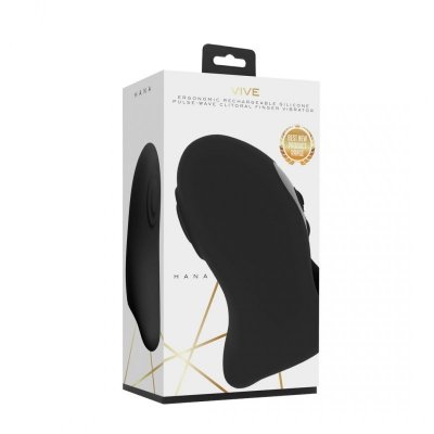 Hana - Pulse Wave Finger Vibrator - Black