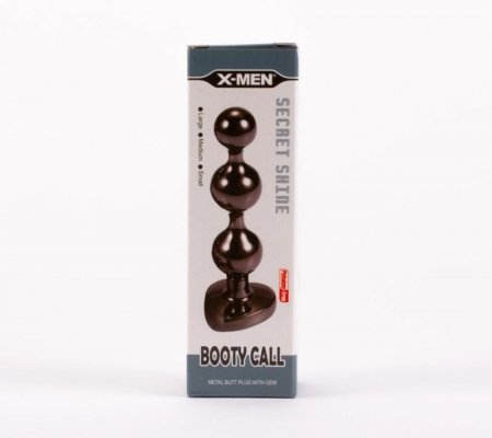 Korek analny Secret Shine Booty Call 12cm X-MEN