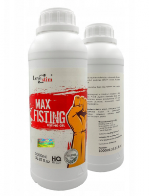MAX FISTING ŻEL DO FISTINGU LUBRYKANT ANALNY 1000ML