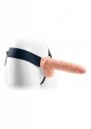 Realistyczna żylasta nakładka na penisa przedłużka z jądrami strap on 20 cm