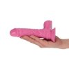 Realistyczne dildo żylasty penis z jądrami 15 cm