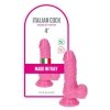 Realistyczne żylaste dildo cyber skóra 10 cm