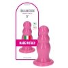 Dildo korek analny z wypustkami na przyssawce 15 cm