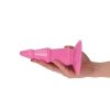 Dildo korek analny choinka na przyssawce różowy 12,7 cm