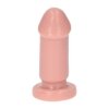 Dildo korek analny na przyssawce cielisty 8 cm