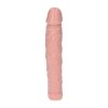 Realistyczne żylaste dildo analne cieliste 16,5 cm
