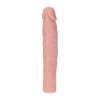 Realistyczne żylaste dildo analne cieliste 16,5 cm